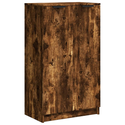 Schuhschrank Räuchereiche 59x35x100 cm Holzwerkstoff - Pazzar.ch