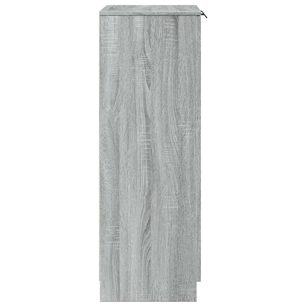 Schuhschrank Grau Sonoma 59x35x100 cm Holzwerkstoff - Pazzar.ch
