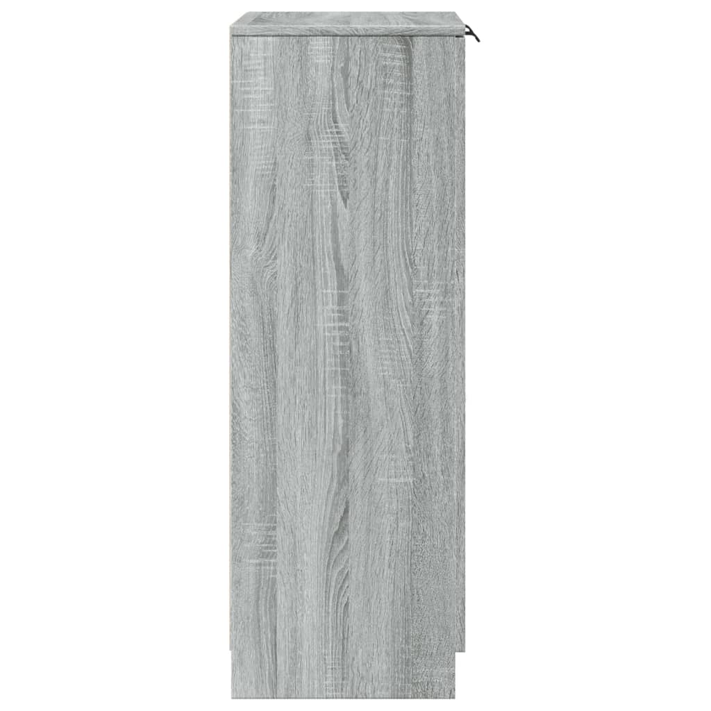 Schuhschrank Grau Sonoma 59x35x100 cm Holzwerkstoff - Pazzar.ch