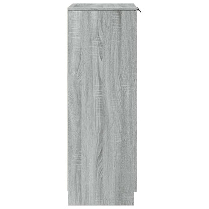 Schuhschrank Grau Sonoma 59x35x100 cm Holzwerkstoff - Pazzar.ch