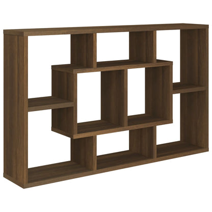 Wandregal Braun Eichen-Optik 85x16x52,5 cm Holzwerkstoff - Pazzar.ch