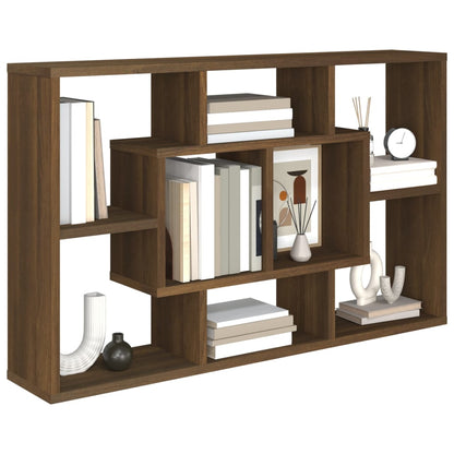 Wandregal Braun Eichen-Optik 85x16x52,5 cm Holzwerkstoff - Pazzar.ch