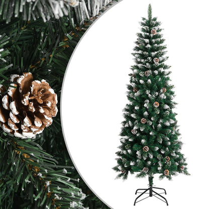 Künstlicher Weihnachtsbaum mit Ständer Grün 210 cm PVC - Pazzar.ch