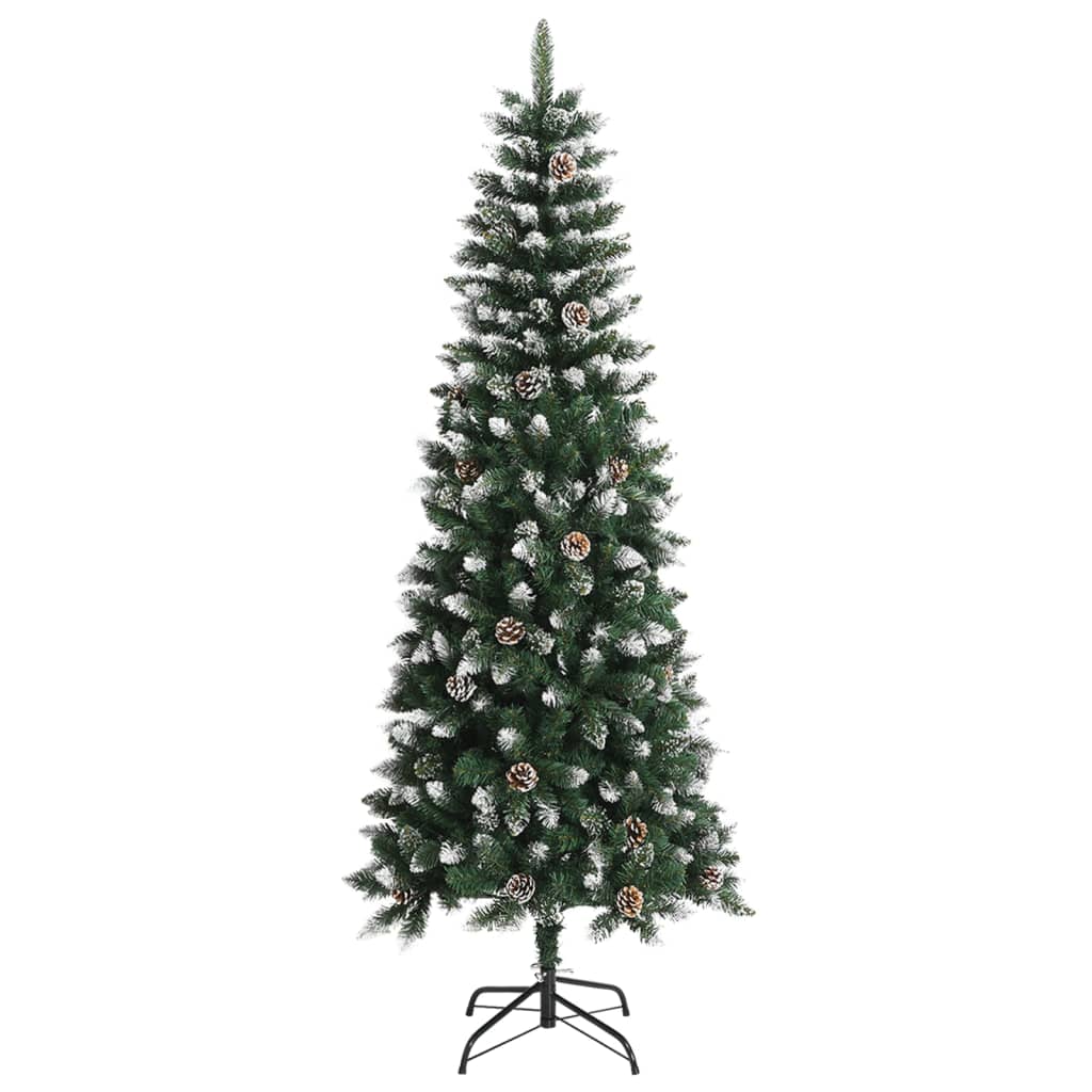 Künstlicher Weihnachtsbaum mit Ständer Grün 210 cm PVC - Pazzar.ch