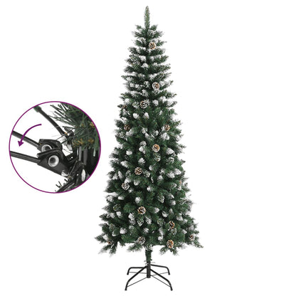 Künstlicher Weihnachtsbaum mit Ständer Grün 240 cm PVC - Pazzar.ch