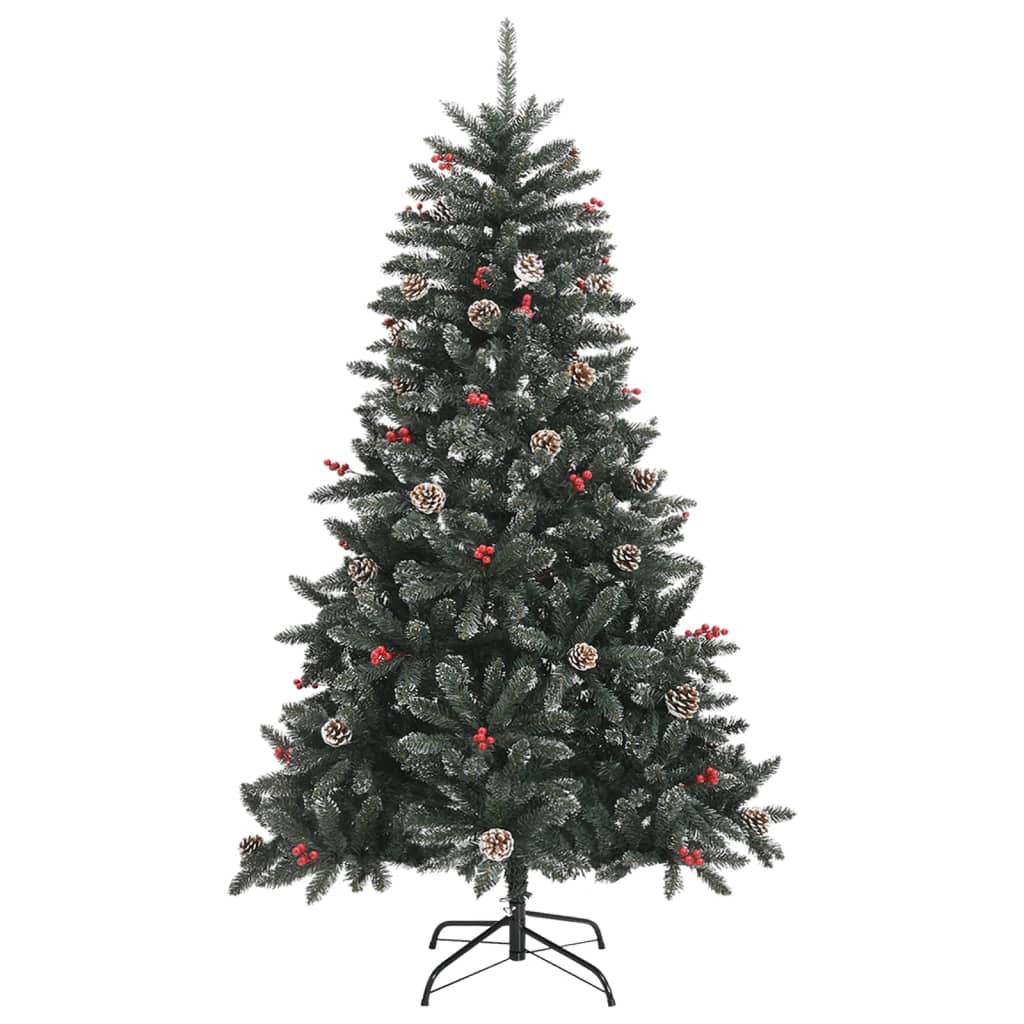 Künstlicher Weihnachtsbaum mit Ständer Grün 120 cm PVC - Pazzar.ch