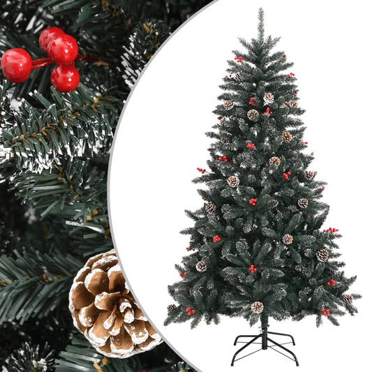 Künstlicher Weihnachtsbaum mit Ständer Grün 150 cm PVC - Pazzar.ch