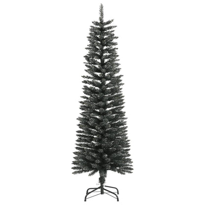 Künstlicher Weihnachtsbaum mit Ständer Schlank Grün 150 cm PVC - Pazzar.ch