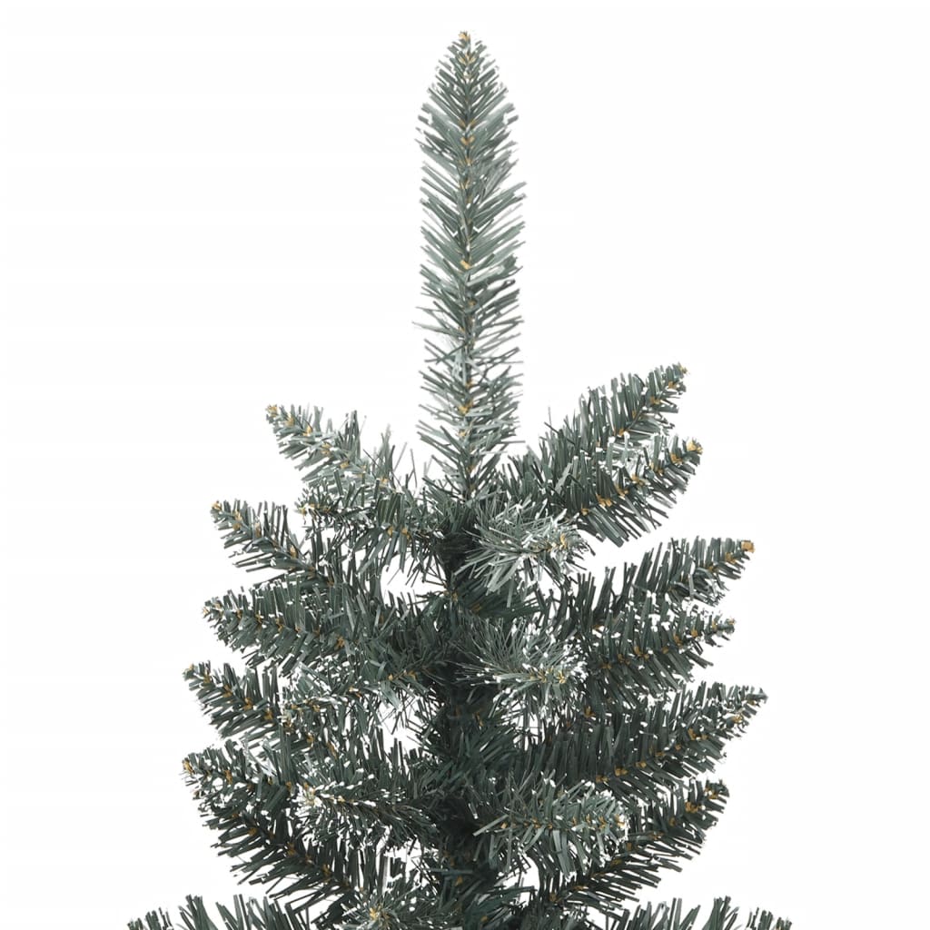 Künstlicher Weihnachtsbaum mit Ständer Schlank Grün 150 cm PVC - Pazzar.ch