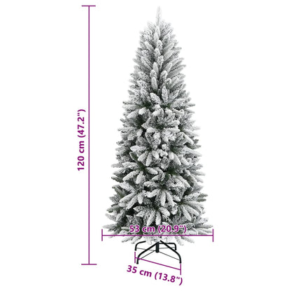 Künstlicher Weihnachtsbaum Beschneit 120 cm PVC&PE - Pazzar.ch