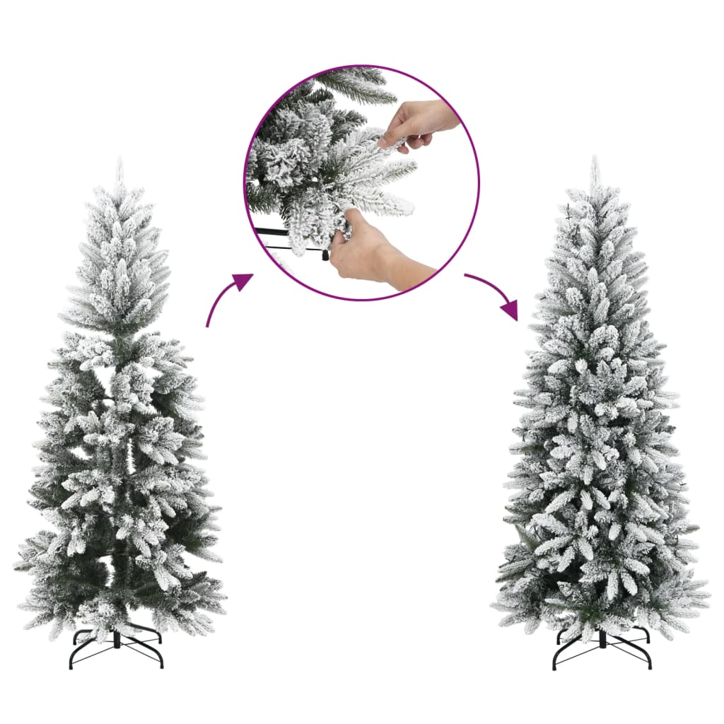 Künstlicher Weihnachtsbaum Beschneit 150 cm PVC&PE - Pazzar.ch