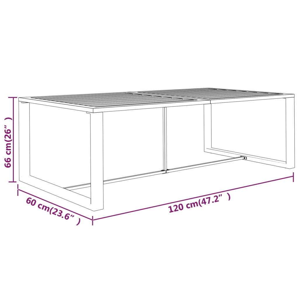 10-tlg. Garten-Lounge-Set mit Kissen Aluminium Anthrazit - Pazzar.ch