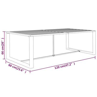10-tlg. Garten-Lounge-Set mit Kissen Aluminium Anthrazit - Pazzar.ch