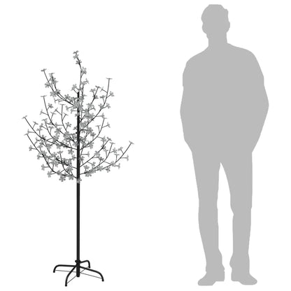 LED-Baum mit Kirschblüten Warmweiß 120 LEDs 150 cm - Pazzar.ch