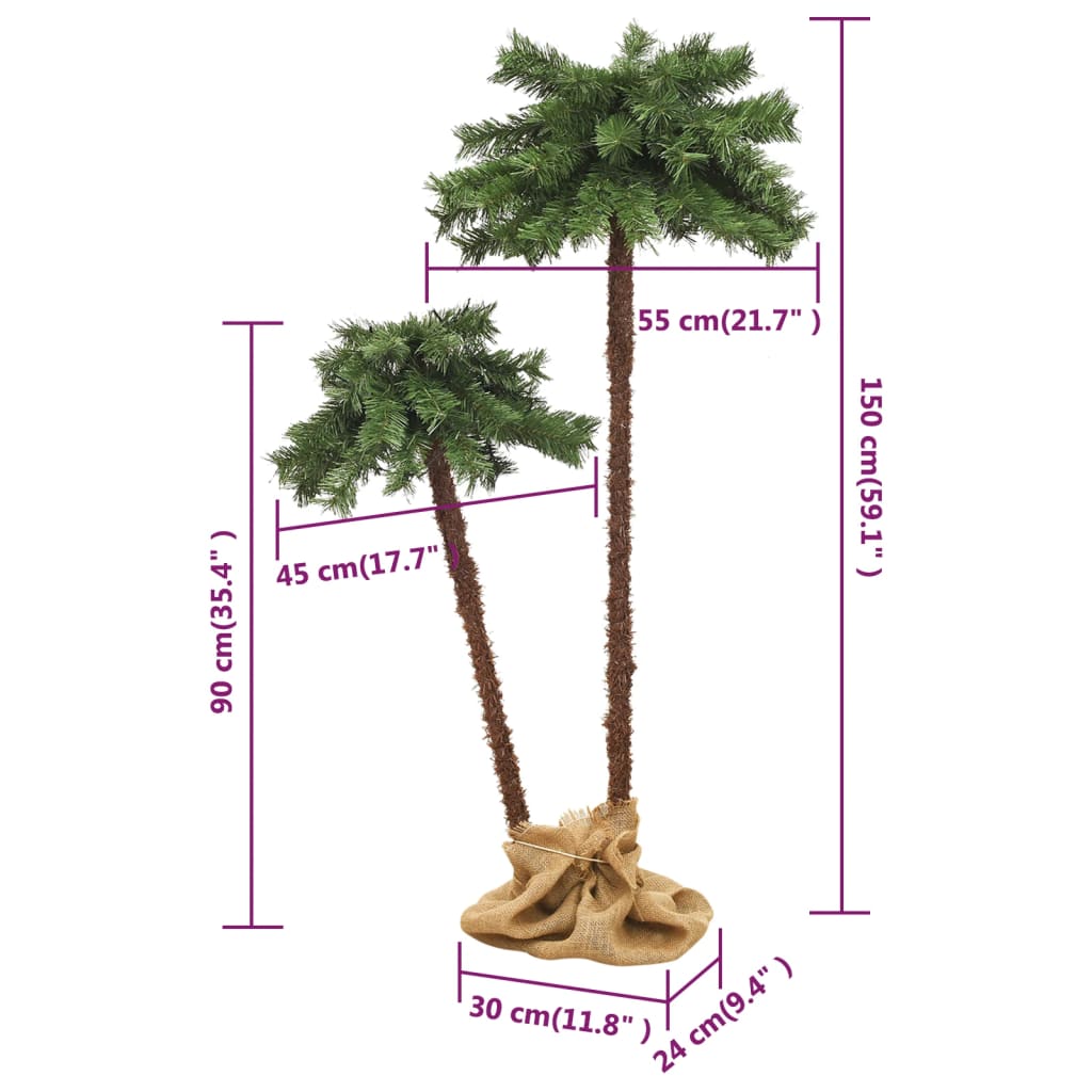 Weihnachtsbaum mit LEDs 90 cm & 150 cm