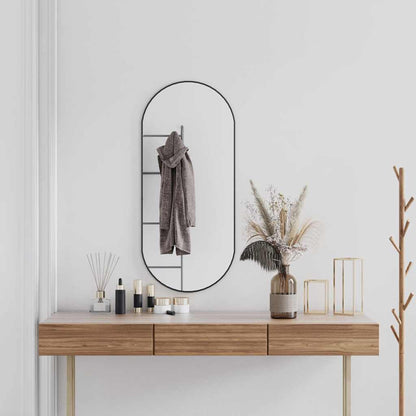 Wandspiegel Schwarz 100x45 cm Oval - Pazzar.ch