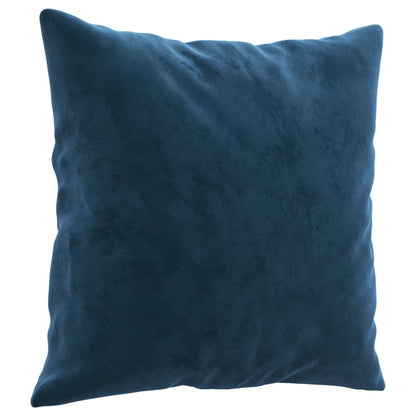 Zierkissen 2 Stk. Blau 40x40 cm Samt - Pazzar.ch