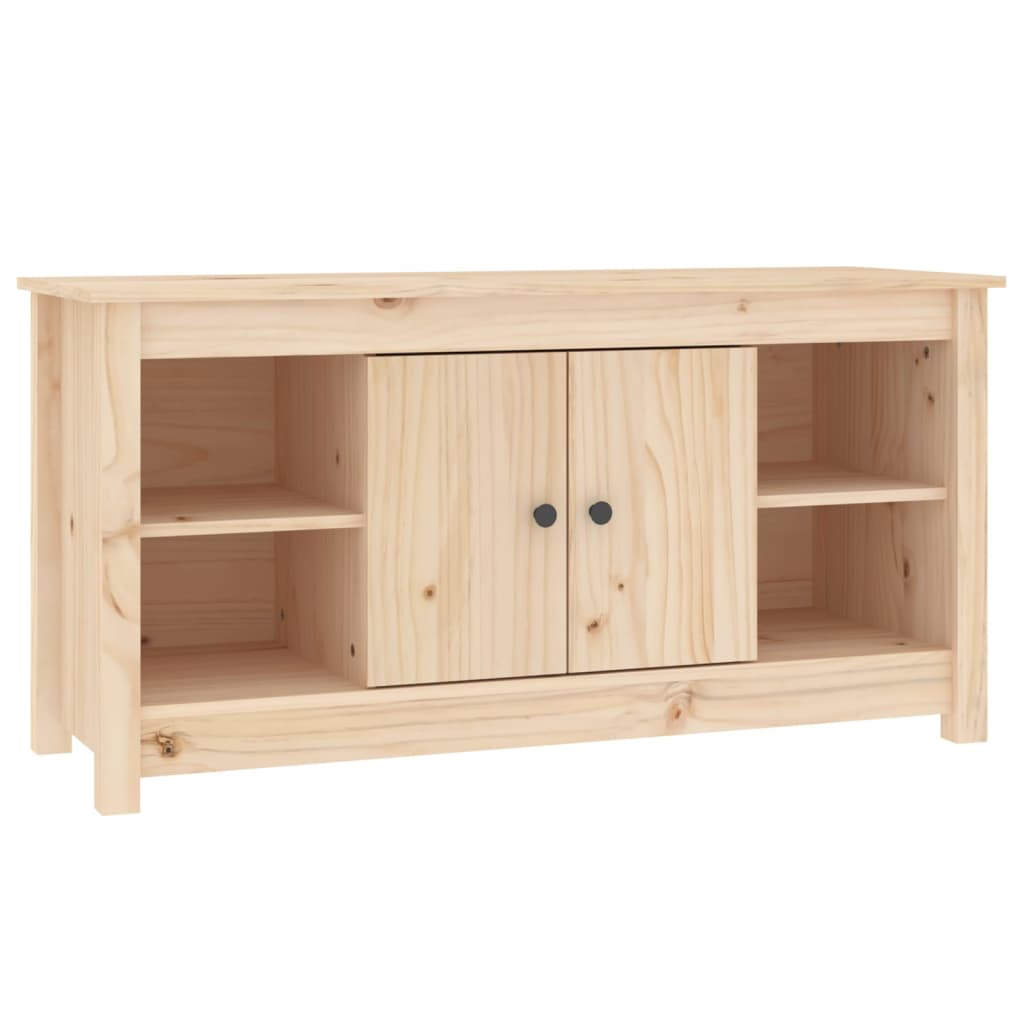 TV-Schrank 103x36,5x52 cm Massivholz Kiefer - Pazzar.ch