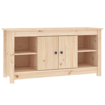 TV-Schrank 103x36,5x52 cm Massivholz Kiefer - Pazzar.ch