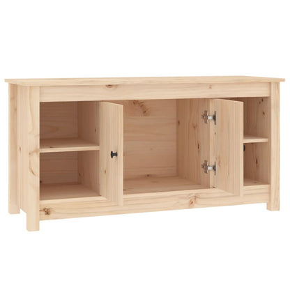 TV-Schrank 103x36,5x52 cm Massivholz Kiefer - Pazzar.ch