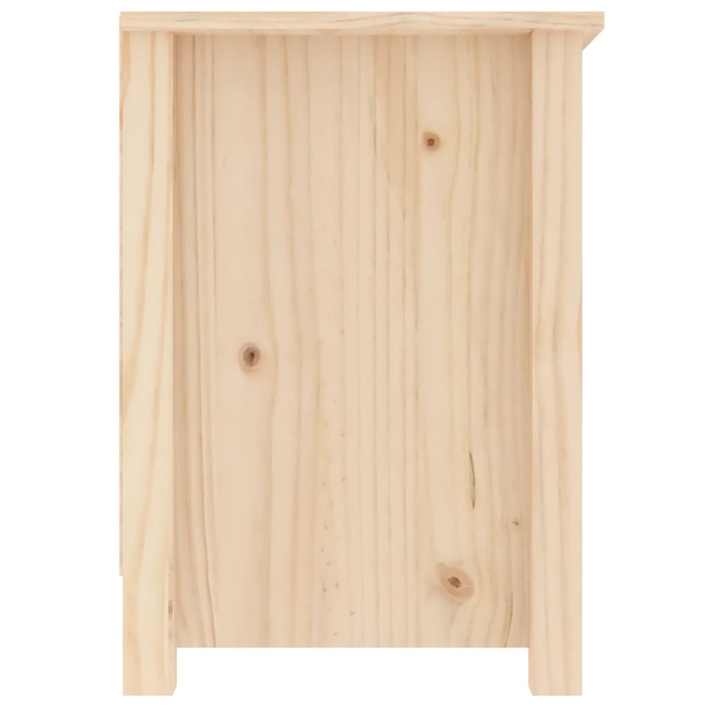 TV-Schrank 103x36,5x52 cm Massivholz Kiefer
