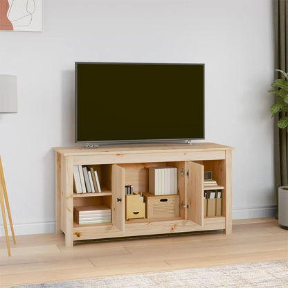 TV-Schrank 103x36,5x52 cm Massivholz Kiefer - Pazzar.ch