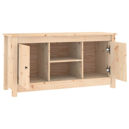 TV-Schrank 103x36,5x52 cm Massivholz Kiefer - Pazzar.ch