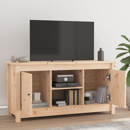 TV-Schrank 103x36,5x52 cm Massivholz Kiefer - Pazzar.ch