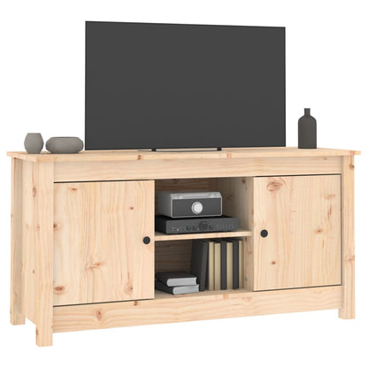 TV-Schrank 103x36,5x52 cm Massivholz Kiefer - Pazzar.ch