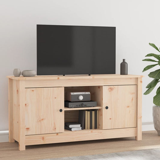 TV-Schrank 103x36,5x52 cm Massivholz Kiefer - Pazzar.ch