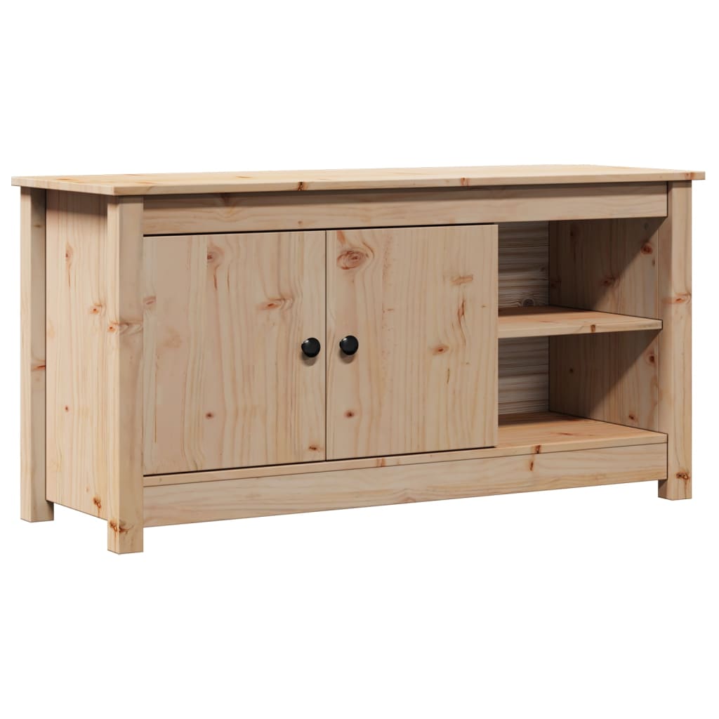 TV-Schrank 103x36,5x52 cm Massivholz Kiefer - Pazzar.ch