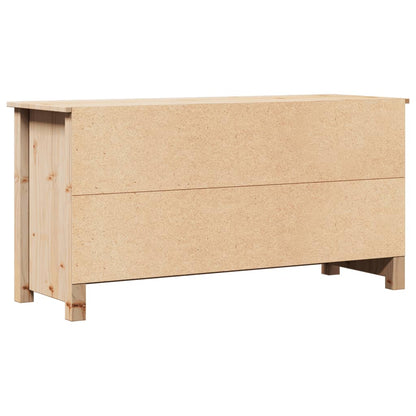TV-Schrank 103x36,5x52 cm Massivholz Kiefer - Pazzar.ch