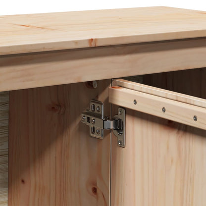 TV-Schrank 103x36,5x52 cm Massivholz Kiefer - Pazzar.ch