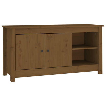 TV-Schrank Honigbraun 103x36,5x52 cm Massivholz Kiefer - Pazzar.ch