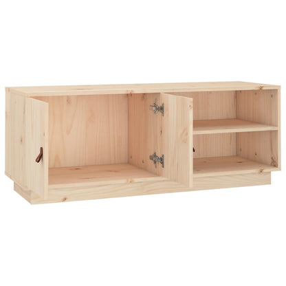 TV-Schrank 105x34x40 cm Massivholz Kiefer - Pazzar.ch