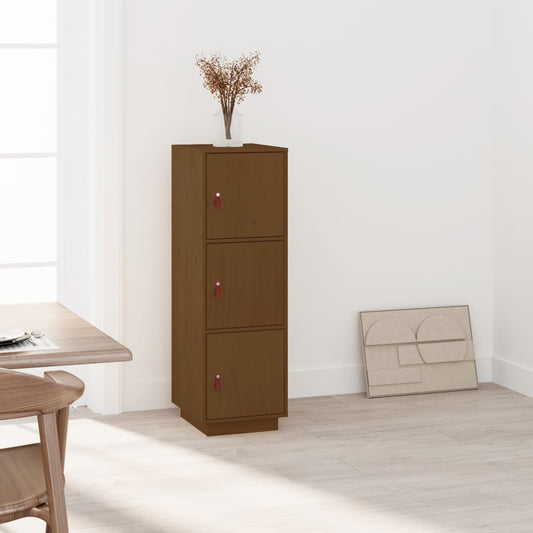 Highboard Honigbraun 34x40x108,5 cm Massivholz Kiefer - Pazzar.ch