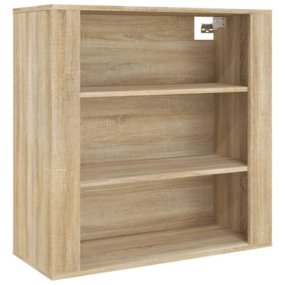 Wandschrank Sonoma-Eiche 80x33x80 cm Holzwerkstoff - Pazzar.ch