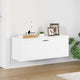 Wand-Schuhschrank Weiß 100x35x38 cm Holzwerkstoff