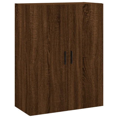 Wandschränke 2 Stk. Braun Eichen-Optik 69,5x34x90 cm - Pazzar.ch
