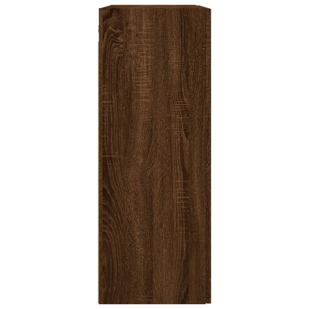 Wandschränke 2 Stk. Braun Eichen-Optik 69,5x34x90 cm - Pazzar.ch
