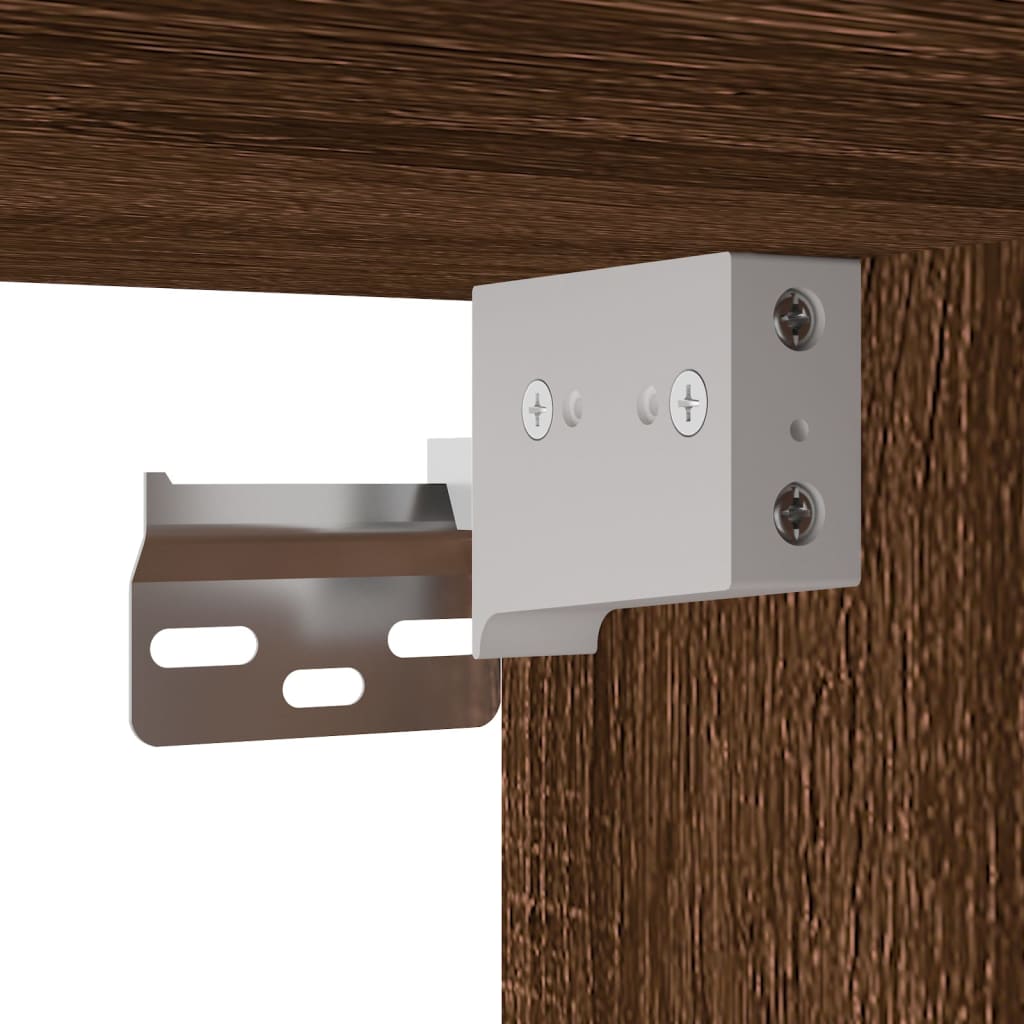Wandschränke 2 Stk. Braun Eichen-Optik 69,5x34x90 cm - Pazzar.ch