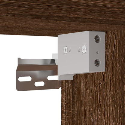Wandschränke 2 Stk. Braun Eichen-Optik 69,5x34x90 cm - Pazzar.ch