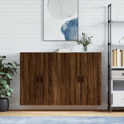 Wandschränke 2 Stk. Braun Eichen-Optik 69,5x34x90 cm - Pazzar.ch