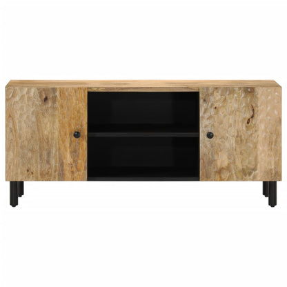 TV-Schrank 105x33x46 cm Massivholz Mango - Pazzar.ch