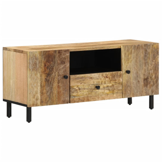 TV-Schrank 105x33x46 cm Massivholz Mango - Pazzar.ch
