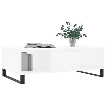 Couchtisch Weiß 104x60x35 cm Holzwerkstoff - Pazzar.ch