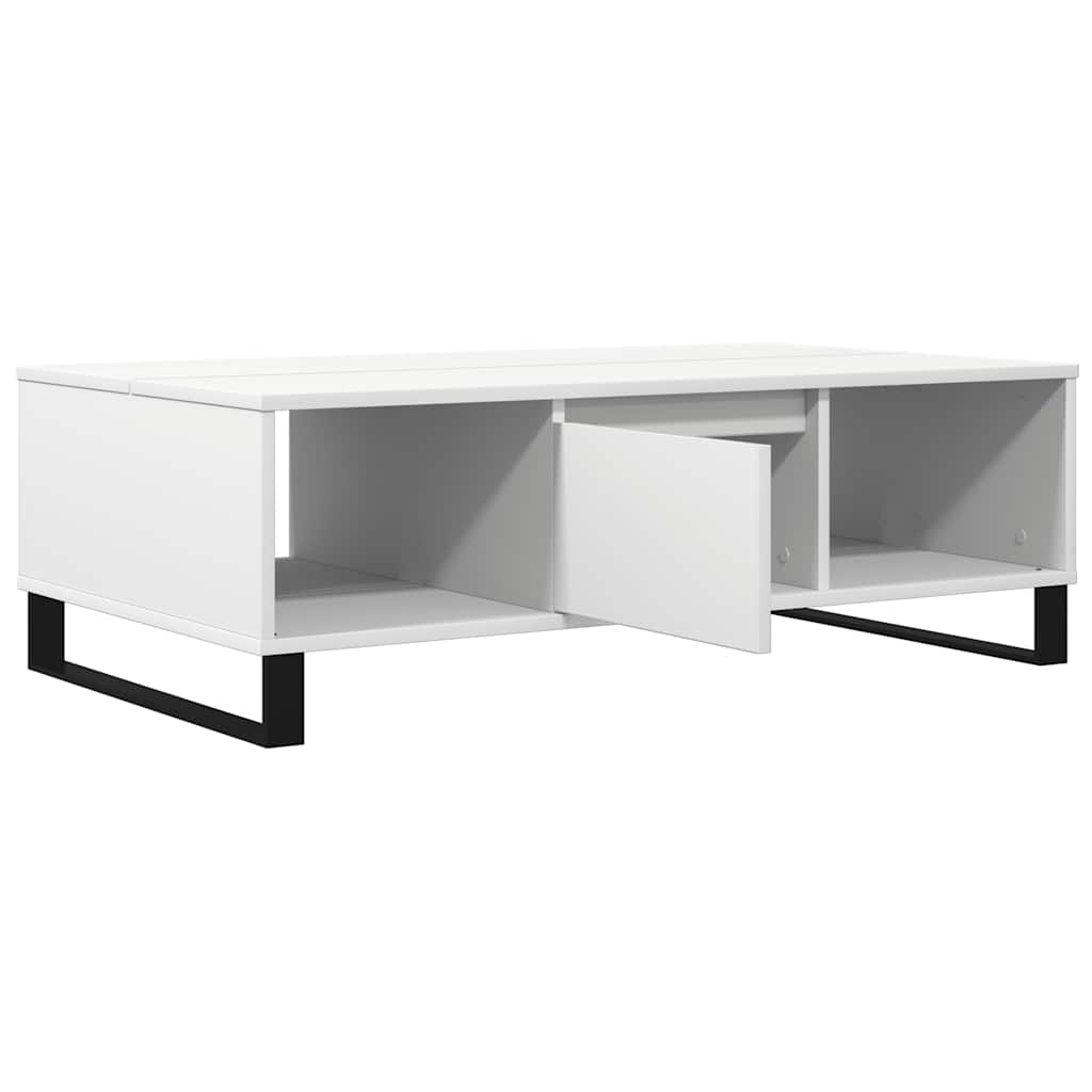 Couchtisch Weiß 104x60x35 cm Holzwerkstoff - Pazzar.ch