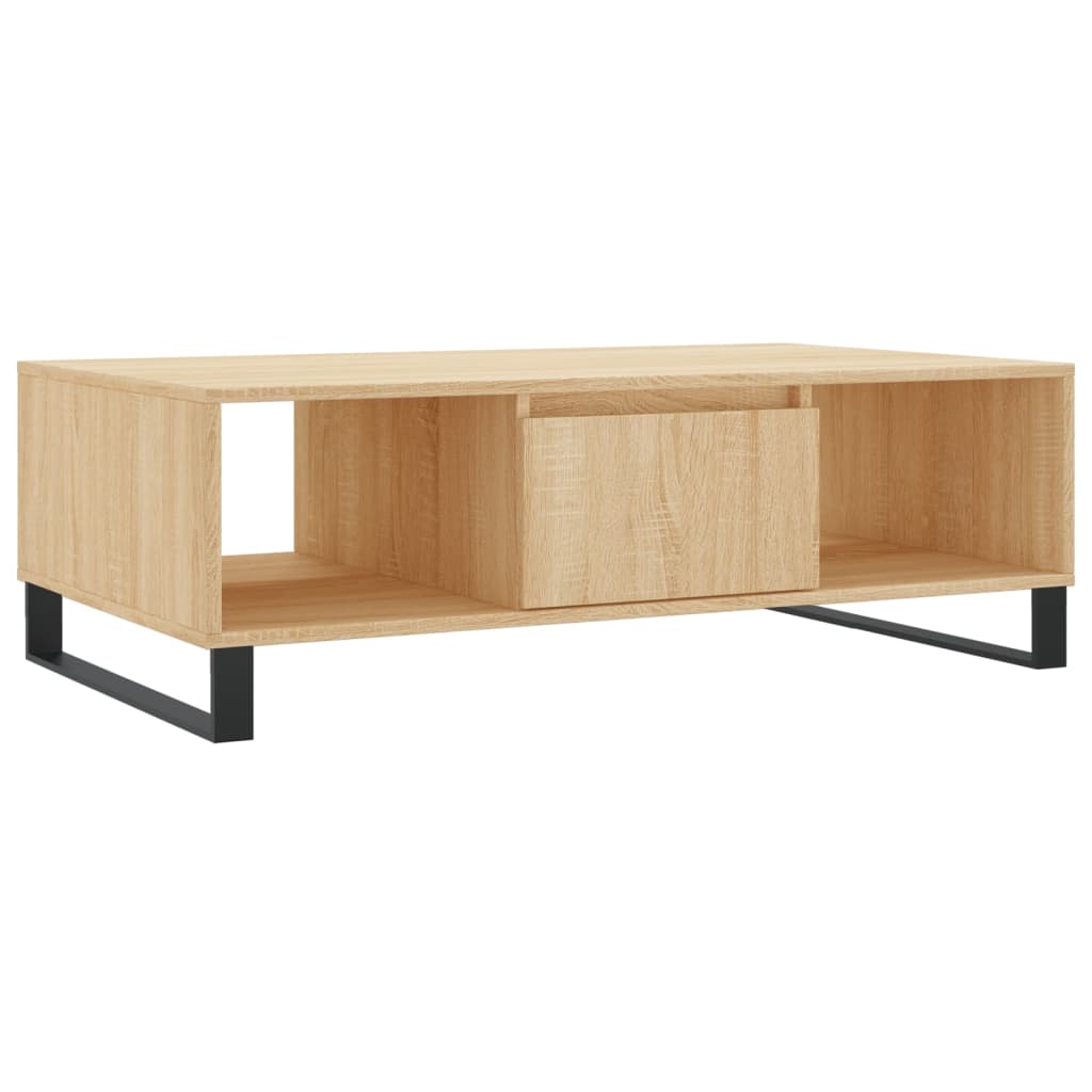Couchtisch Sonoma-Eiche 104x60x35 cm Holzwerkstoff - Pazzar.ch