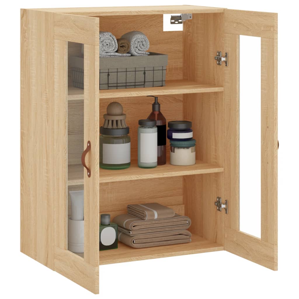 Wandschrank Sonoma-Eiche 69,5x34x90 cm - Pazzar.ch