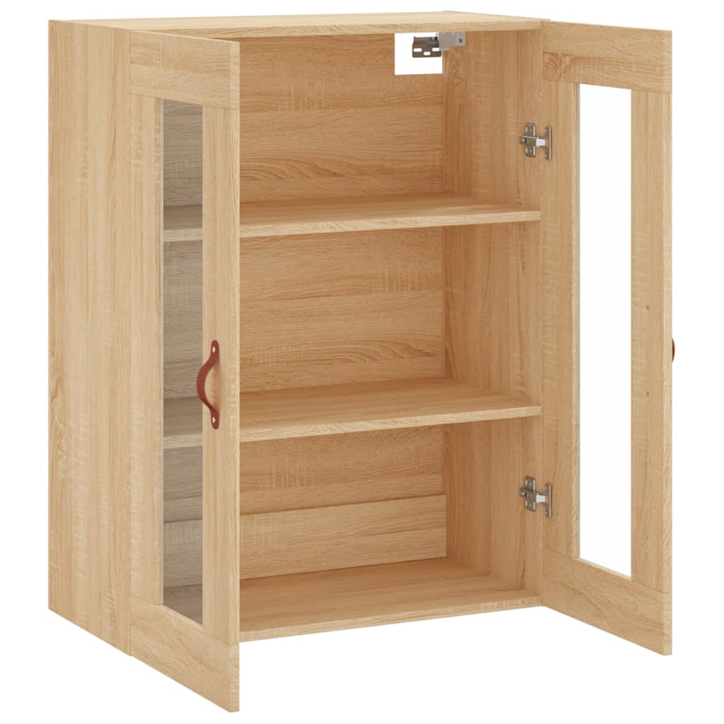 Wandschrank Sonoma-Eiche 69,5x34x90 cm - Pazzar.ch